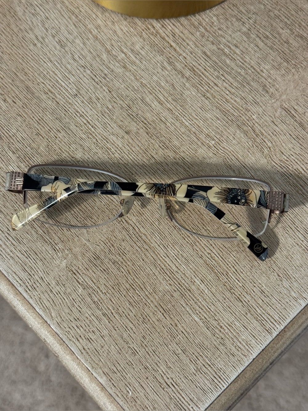 Vera Bradley Floral Pattern Rimless Glasses